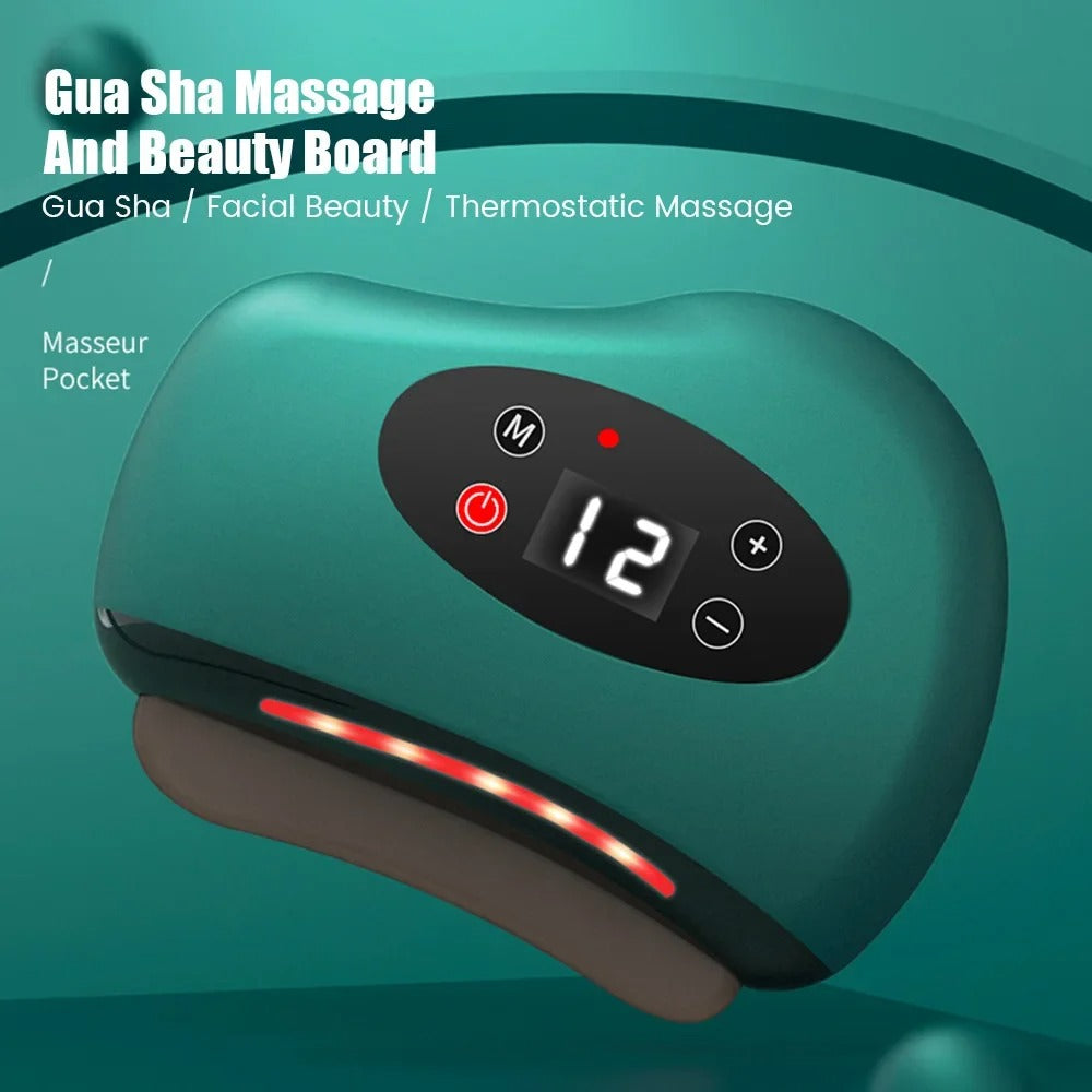 Infrared Electric Gua Sha Massager – Body Shaping & Facial Lifting Therapy