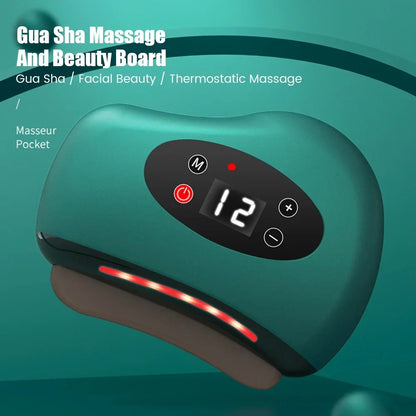 Infrared Electric Gua Sha Massager – Body Shaping & Facial Lifting Therapy