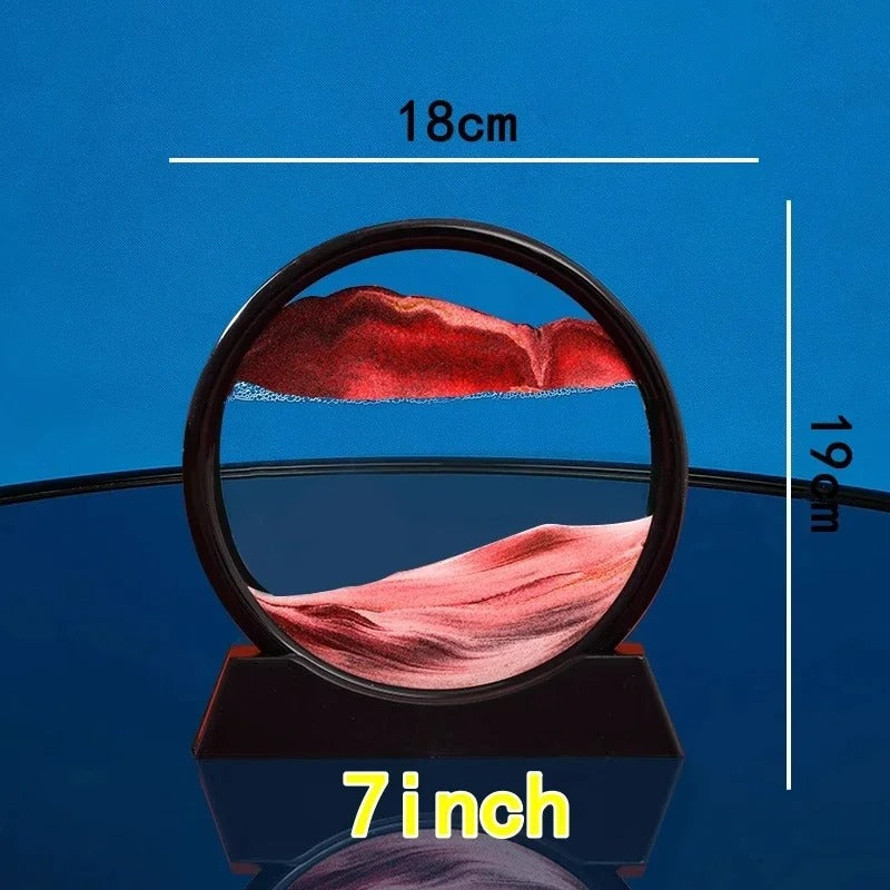 3D Moving Sand Art Picture – Deep Sea Sandscape Hourglass