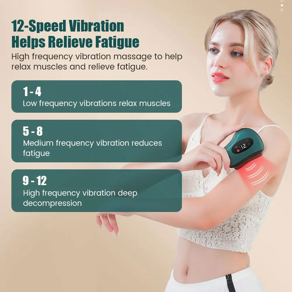 Infrared Electric Gua Sha Massager – Body Shaping & Facial Lifting Therapy