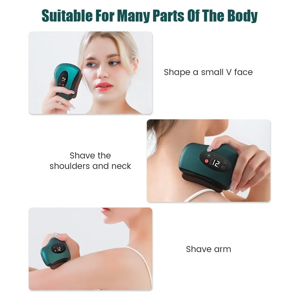 Infrared Electric Gua Sha Massager – Body Shaping & Facial Lifting Therapy