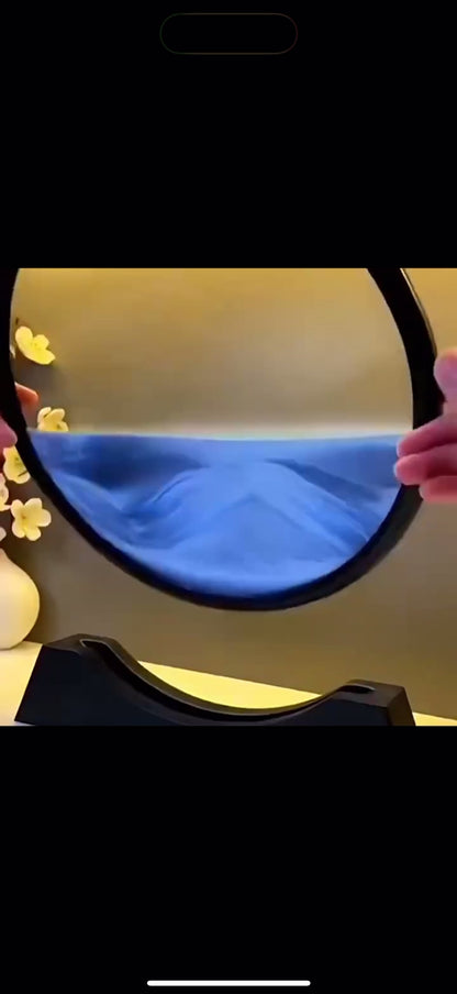 3D Moving Sand Art Picture – Deep Sea Sandscape Hourglass